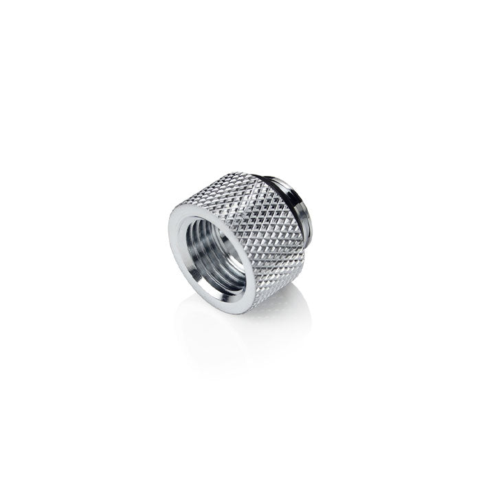 Bitspower Extender 10mm Fitting - Silver Shining