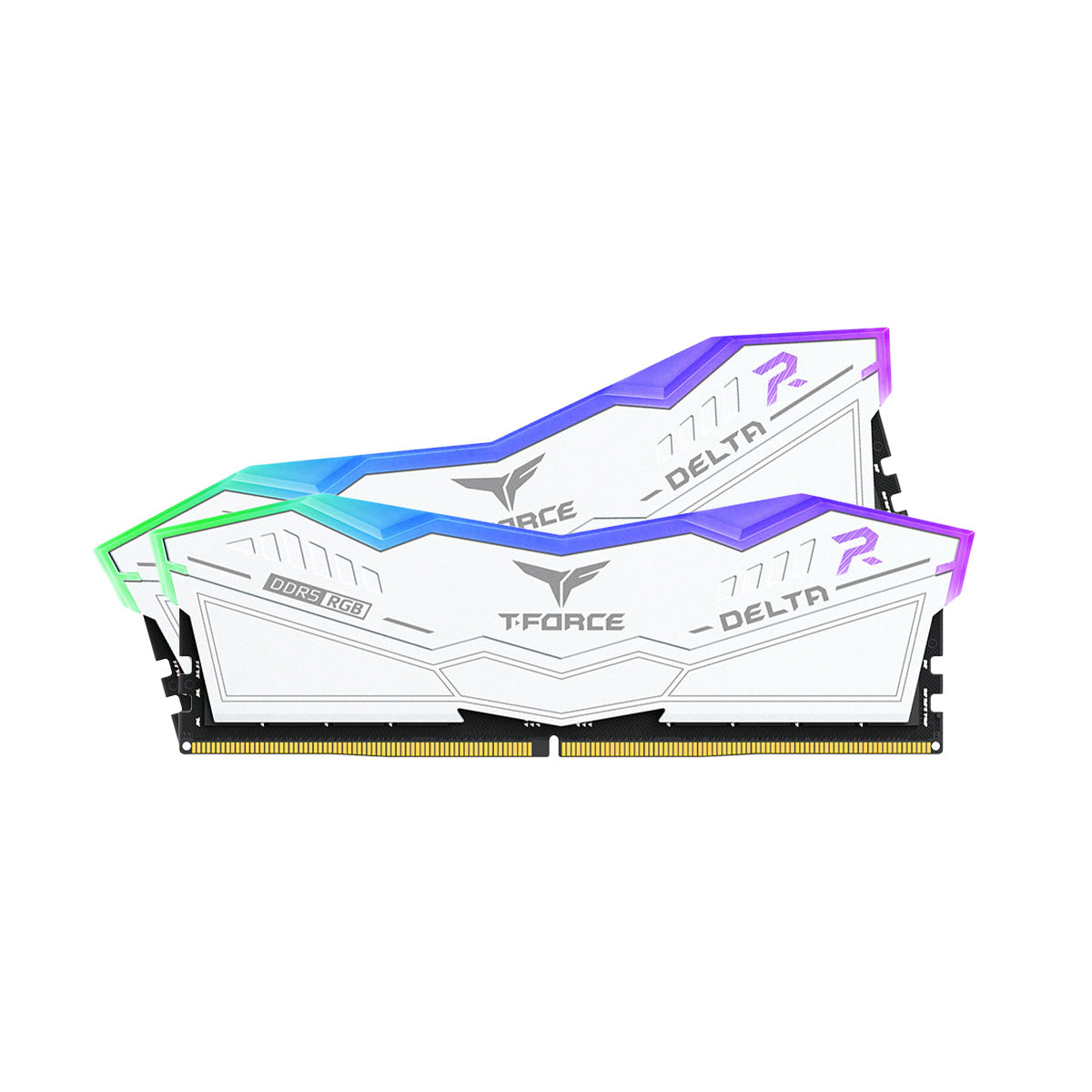 メモリー DDR5 T-Force Delta RGB CL30 6000MHz 32gb DELTA RGB DDR5 DESKTOP MEMORY WHITE 32GB(2x16GB) 6000MHz
