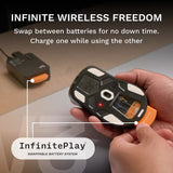 Glorious Model D3 InfinitePlay Wireless Gaming Mouse - Black