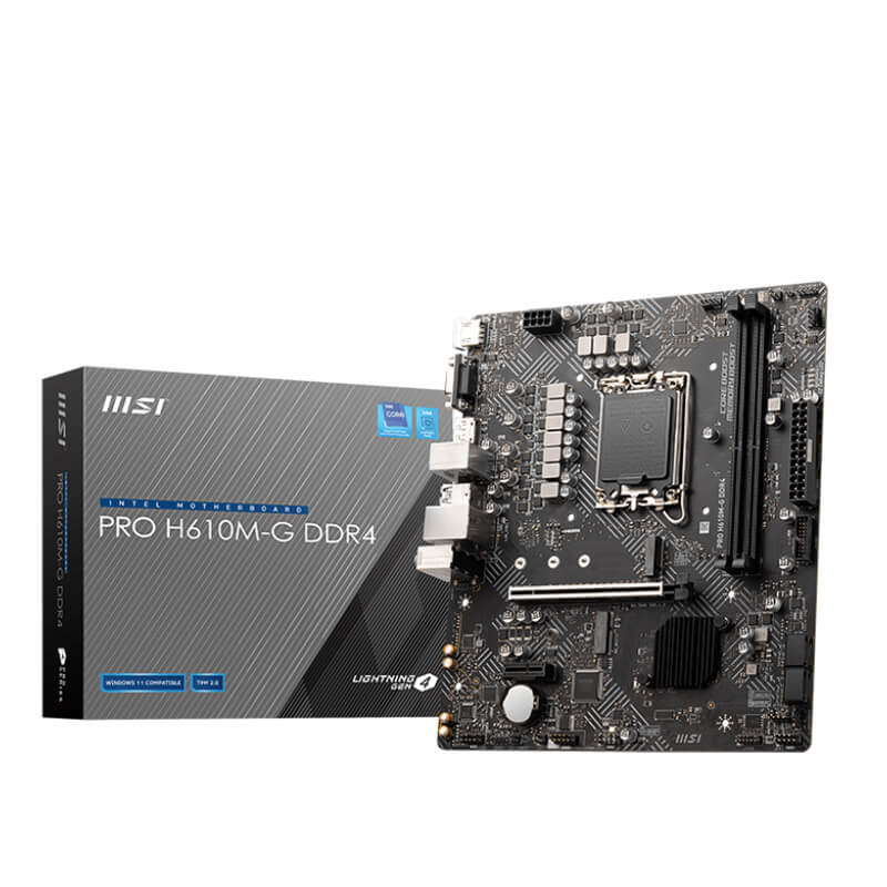 MSI PRO H610M-G DDR4 Motherboard