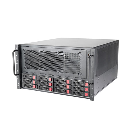 Silverstone RM61-312 6U 12-Bay Dual PSU Compatible Rackmount Chassis