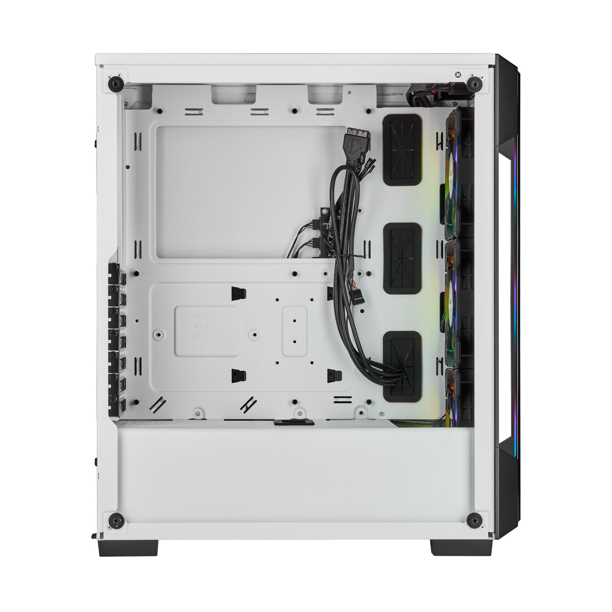 Corsair iCUE 220T RGB Tempered Glass Mid-Tower Case - White