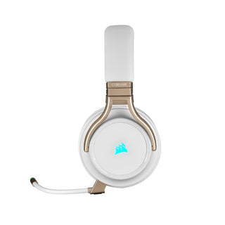 Corsair VIRTUOSO RGB Wireless Hi-Fi Gaming Headset - Pearl