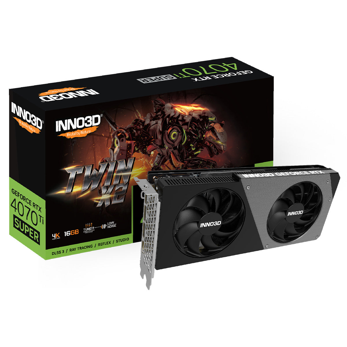 INNO3D GeForce RTX 4070 Ti SUPER Twin X2 16GB Graphics Card