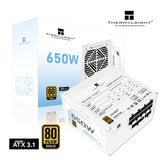 Thermalright TR-KG650 650W 80 Plus Gold Full Modular ATX 3.1 Power Supply - White