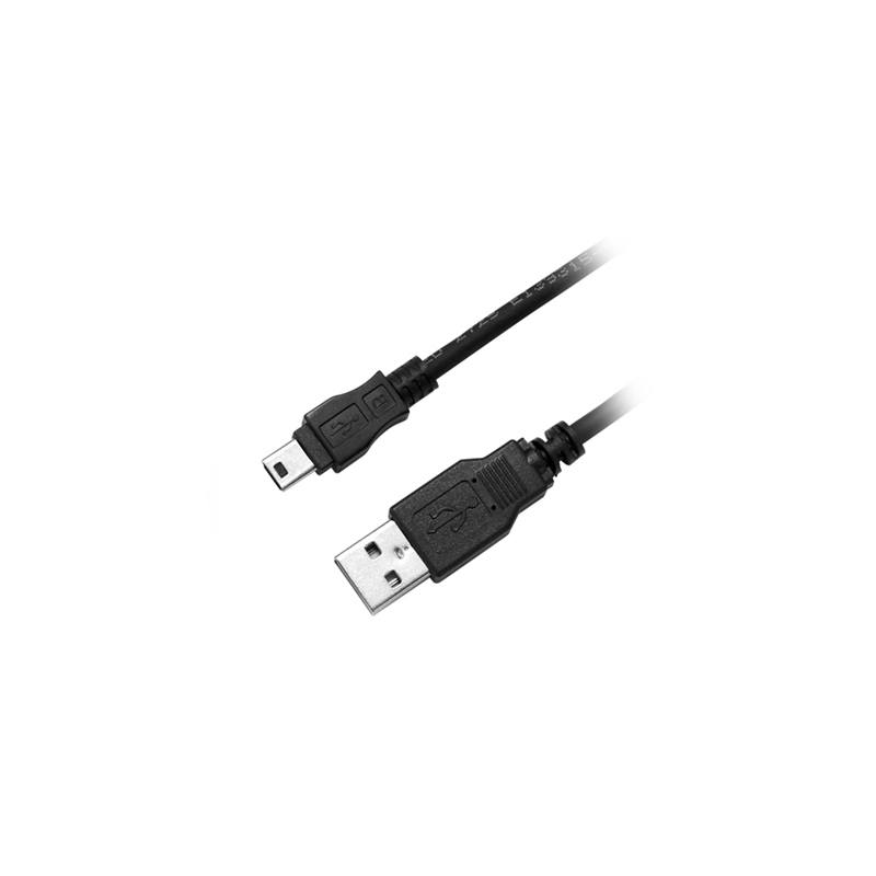 Dynamix USB 2.0 Type Mini B Male to Type A Male Cable - 2M