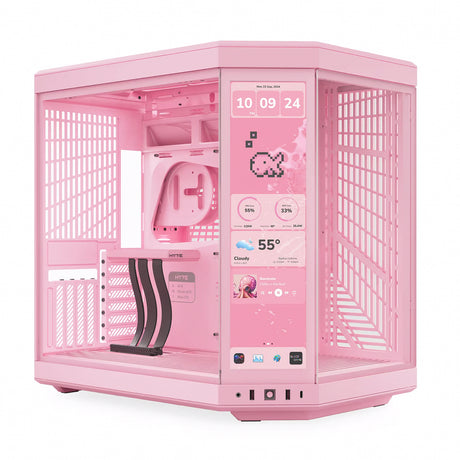 Hyte Y70 Touch Infinite Display Upgrade - Strawberry Milk
