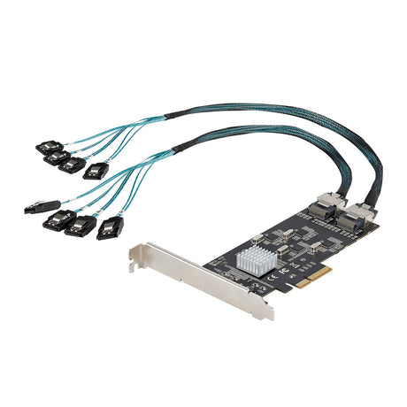 Startech 8 Port SATA PCIe 6Gbps Expansion Adapter Card