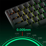 Akko Monsgeek Fun68 Pro 68% Wireless Hall-Effect Gaming Keyboard Black - Glare Magnetic Switch