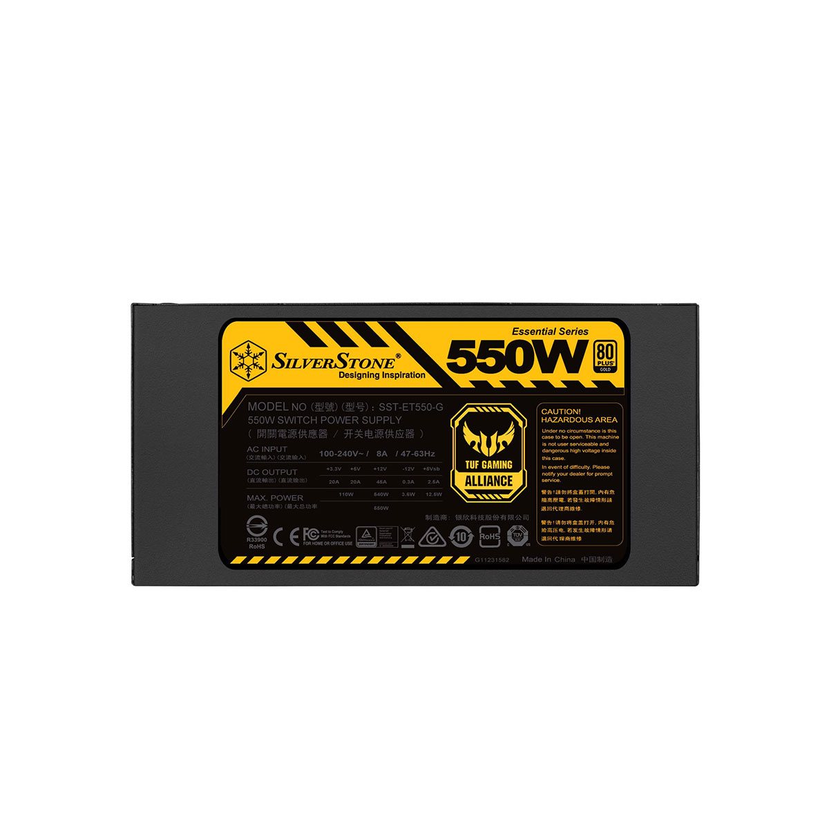 Silverstone ET550-G 550W 80Plus Gold Power Supply