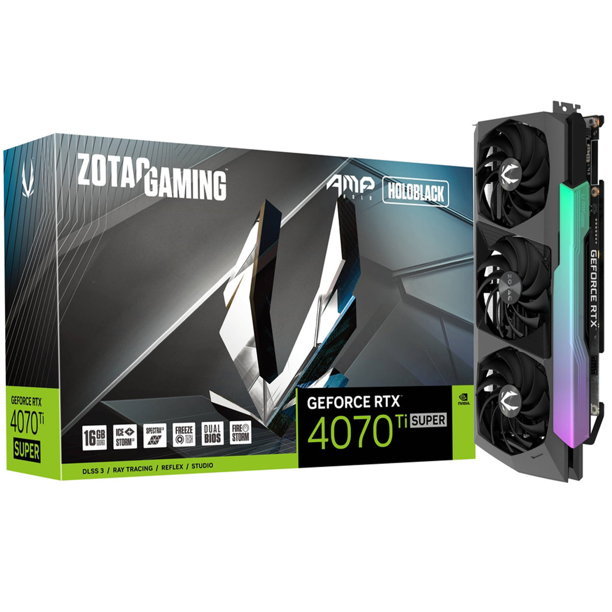 Zotac GeForce RTX 4070 Ti SUPER AMP HOLO 16GB Graphics Card