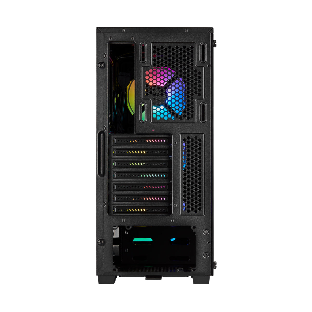 Corsair iCUE 220T RGB Tempered Glass Mid-Tower Case - Black