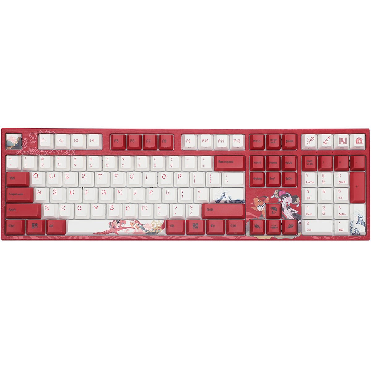 Varmilo VEM108 Koi Mechanical Keyboard - EC Daisy V2 Linear Switch