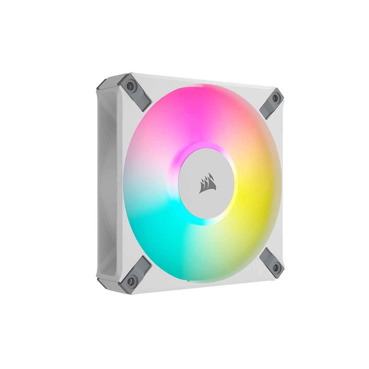 Corsair AF120 RGB ELITE WHITE 120mm Fluid Dynamic RGB Fan - Single Fan