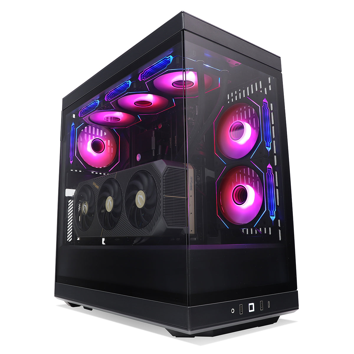 Entropy MASTER RTX 5070 Ti Ryezn 7 7800X3D Gaming PC - Black