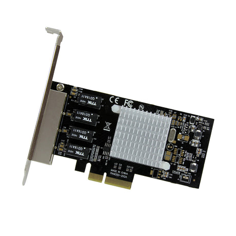 StarTech 4-Port Gigabit Ethernet Network Card - PCI Express, Intel I350 NIC