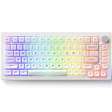 Akko 5075B Plus ASA 75% RGB Wireless Mechanical Keyboard Piano Pro Switch - White
