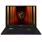 MSI Raider 18 HX AI A2XWIG-013NZ 18'' UHD+ 120Hz Ultra 9 285HX RTX 5080 Gaming Laptop