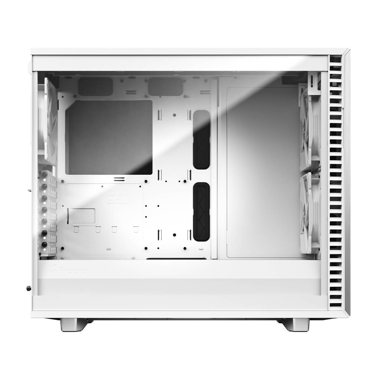 Fractal Design Define 7 Mid Tower White Tempered Glass Clear Tint