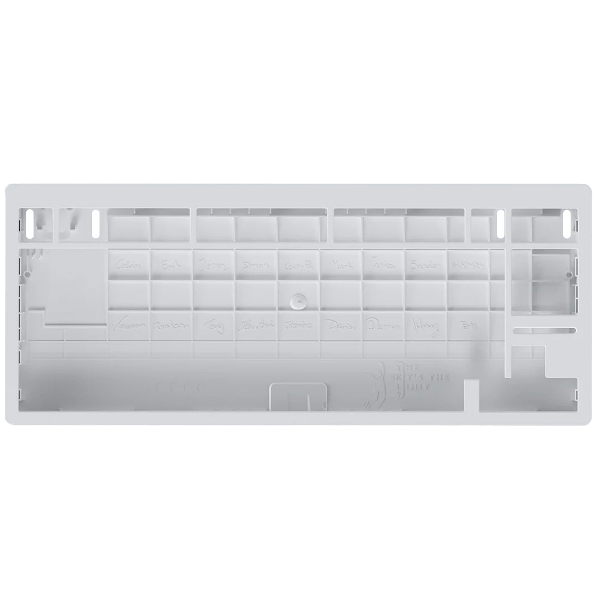 Wooting 80HE Zinc Alloy Keyboard Case - White