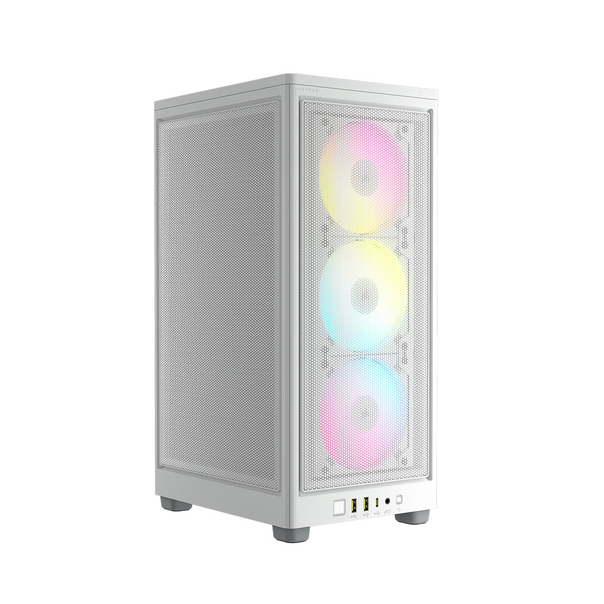 Corsair iCUE 2000D RGB AirFlow ITX Tower Case - White