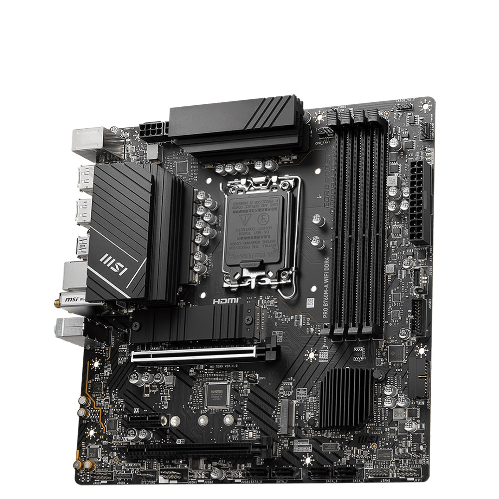 MSI PRO B760M-A WIFI DDR4 mATX Motherboard