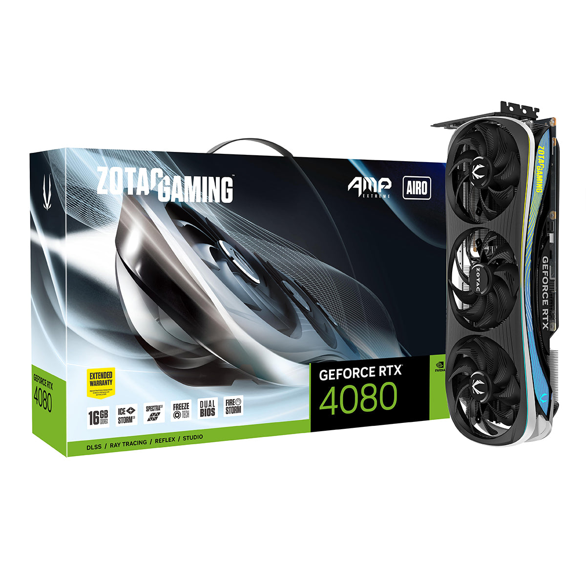 Zotac GeForce RTX 4080 AMP EXTREME AIRO 16GB Graphics Card