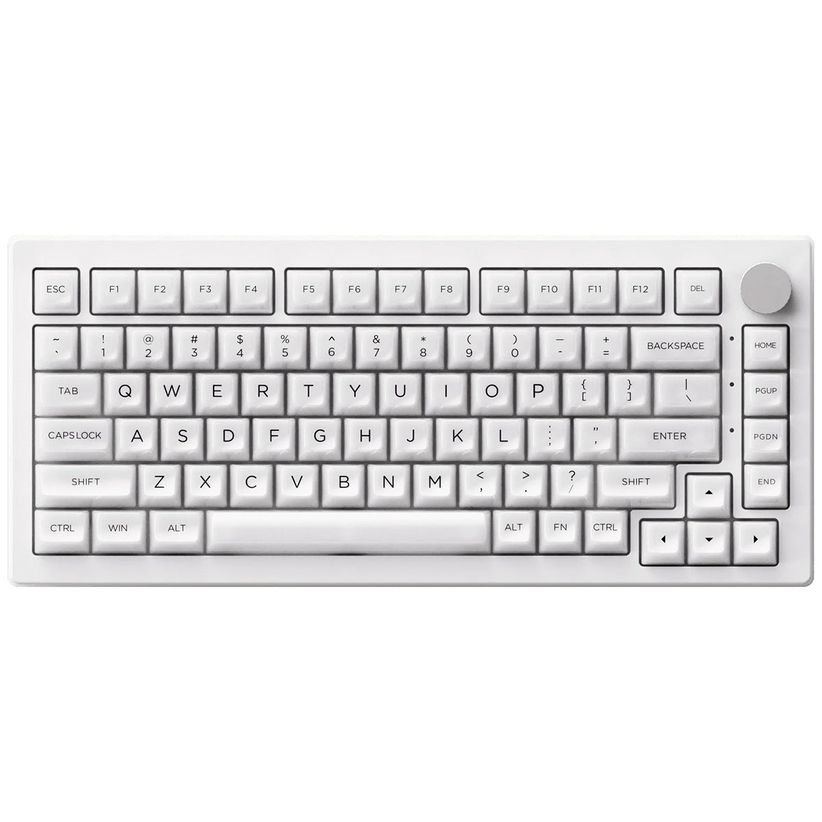 Akko 5075B Plus ASA 75% RGB Wireless Mechanical Keyboard Piano Pro Switch - White