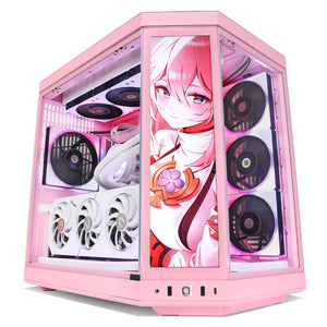 Abyssal AMP RTX 5080 Ryzen 7 9800X3D Gaming PC - PINK Infinite Edition