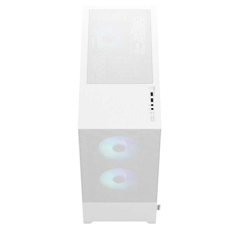 Fractal Design Pop Air RGB Mid Tower Case - White TG Clear Tint