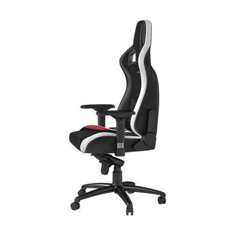 Noblechairs EPIC Series Real Leather Gaming Chair - Black/White/Red