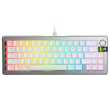 Glorious GMMK 3 Pro 65% Wired Mechanical Keyboard Fox Linear Switch - Silver
