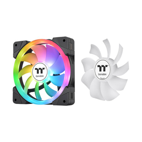 Thermaltake SWAFAN EX14 ARGB Magnetic Quick Connect PWM Cooling Fan (up to 2000RPM) Black Edition - 3 Fan Pack