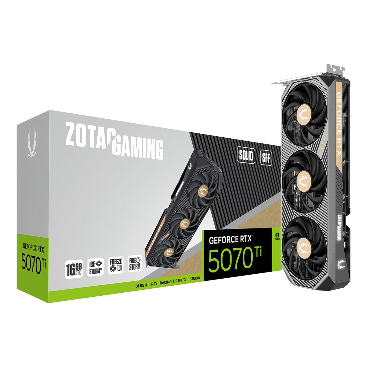 ZOTAC GeForce RTX 5070 Ti SOLID SFF OC 16GB Graphics Card