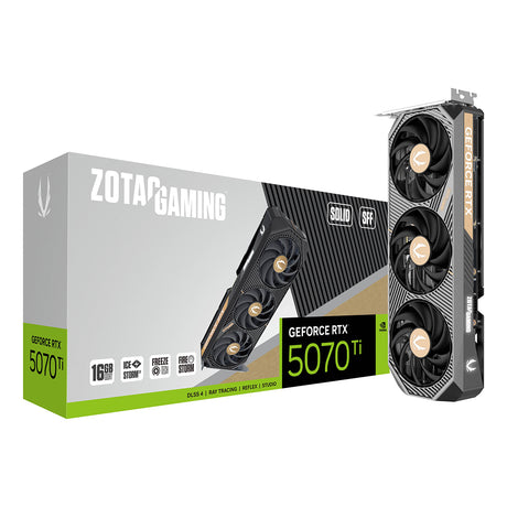 ZOTAC GeForce RTX 5070 Ti SOLID SFF OC 16GB Graphics Card