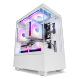 Qubit RTX 5050 Ryzen 5 5500 Gaming PC - WHITE