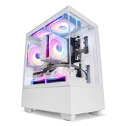 Qubit RTX 5050 Ryzen 5 5500 Gaming PC - White