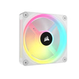 Corsair iCUE LINK QX140 RGB 140mm 140mm Magnetic Dome RGB Fan, Single Fan - White