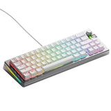 Glorious GMMK 3 Pro 65% Wired Mechanical Keyboard Fox Linear Switch - Silver