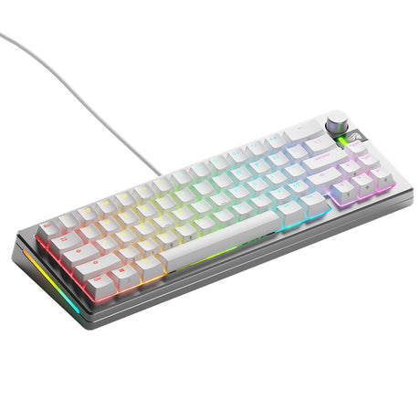 Glorious GMMK 3 Pro 65% Wired Mechanical Keyboard Fox Linear Switch - Silver