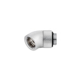 Corsair Hydro X Series XF 45° Angled Rotary Adapter Twin Pack - Chrome