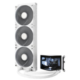 TRYX PANORAMA 360mm WHITE 6.67'' Curved AMOLED Screen AIO CPU Cooler
