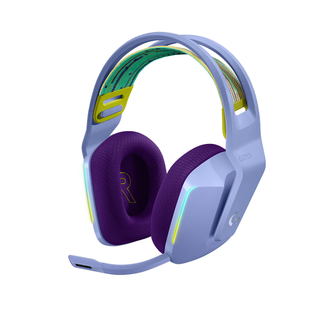 Logitech G733 LIGHTSPEED Wireless RGB Gaming Headset - Lilac