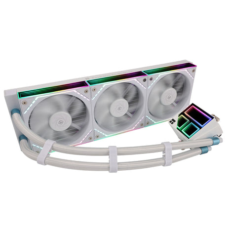 Thermalright Frozen Infinity 360 White 360mm AIO CPU Liquid Cooler TLM12 Fans - Bulk Pack