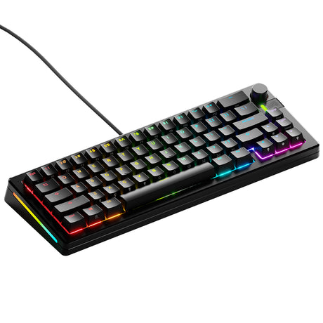 Glorious GMMK 3 Pro 65% Wired Mechanical Keyboard Fox Linear Switch - Black