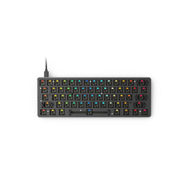 Glorious GMMK Compact RGB Barebones Mechanical Keyboard - Black