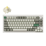 Keychron Q1 Max 75% RGB Shell White Wireless Mechanical Keyboard - Jupiter Banana Switch