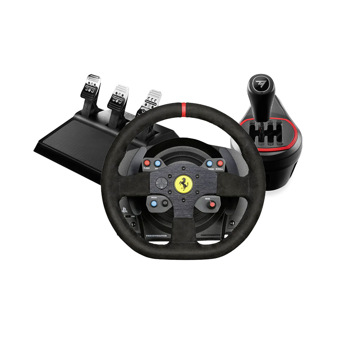 Thrustmaster T300 Ferrari Racing Wheel Alcantara Edition + TH8S 
