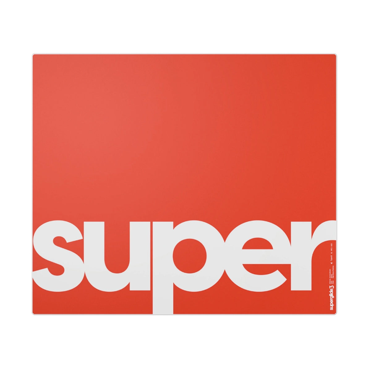 Pulsar Superglide v3 Glass Mouse Pad XL - Red