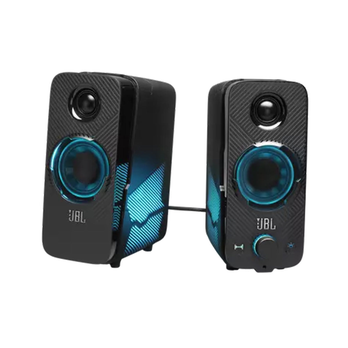 JBL Quantum Duo Bluetooth RGB PC Gaming Speakers Black